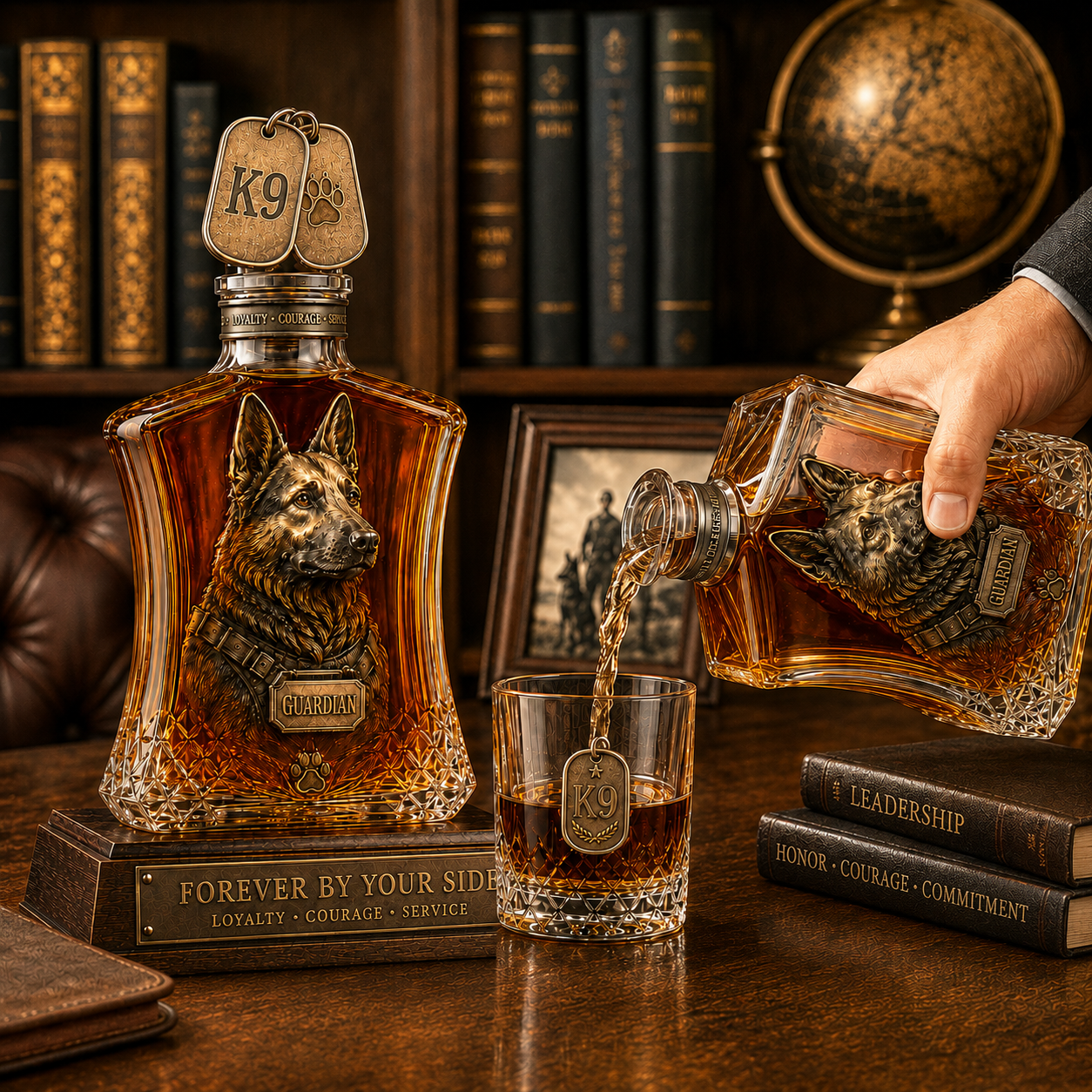 🐕🐾Guardian K9 Service Legacy Whiskey Decanter Set