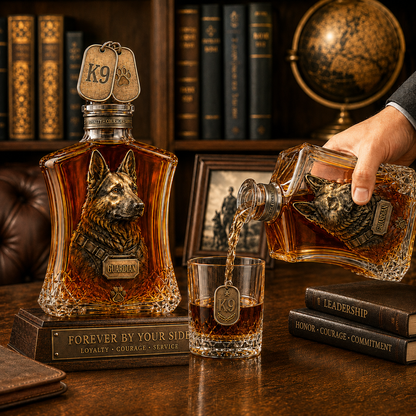 🐕🐾Guardian K9 Service Legacy Whiskey Decanter Set