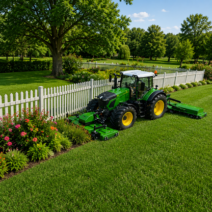 All-Terrain Wireless Remote Controlled Lawn Mower & Trimmer