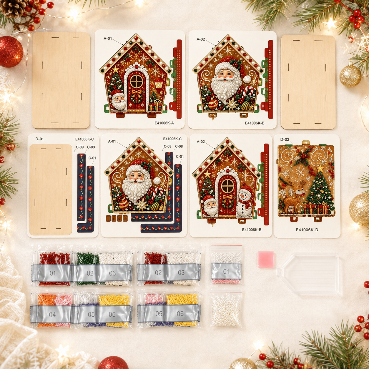 🎄Plymagic DIY Pearl ArtChristmas Collection
