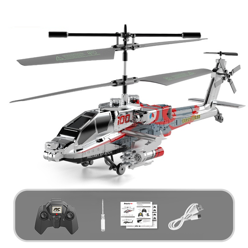 🚁Amewi Apache AH-64 Helicopter Coaxial 3.5CH RTF