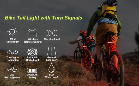 ✨Smart Bike Tail Light – Ride Safe, Be Seen Everywhere🚴