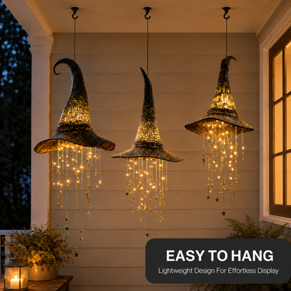 🌟Lighted Witch Hat Hanging Chime