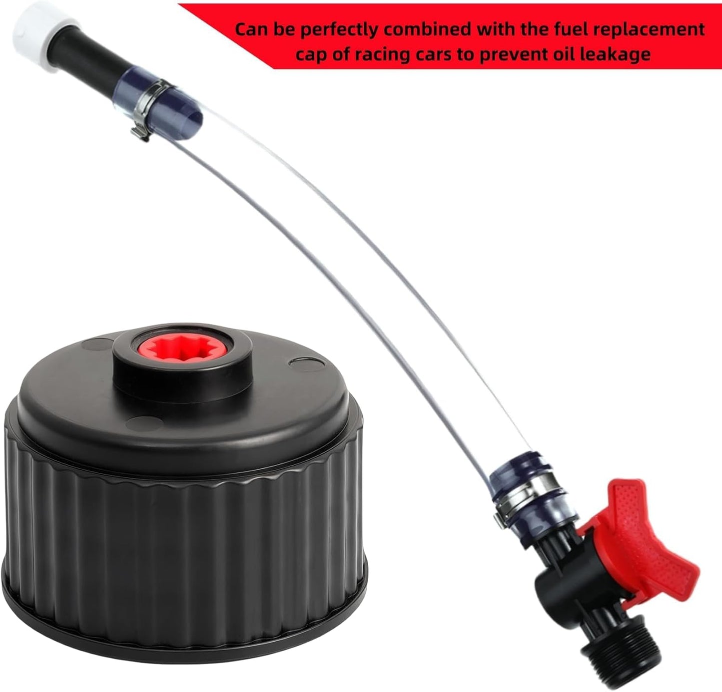 Deluxe Racing Fuel Hose with Ball Valve Shut Off,Racing Fuel Jug Hose For Racing Fuel