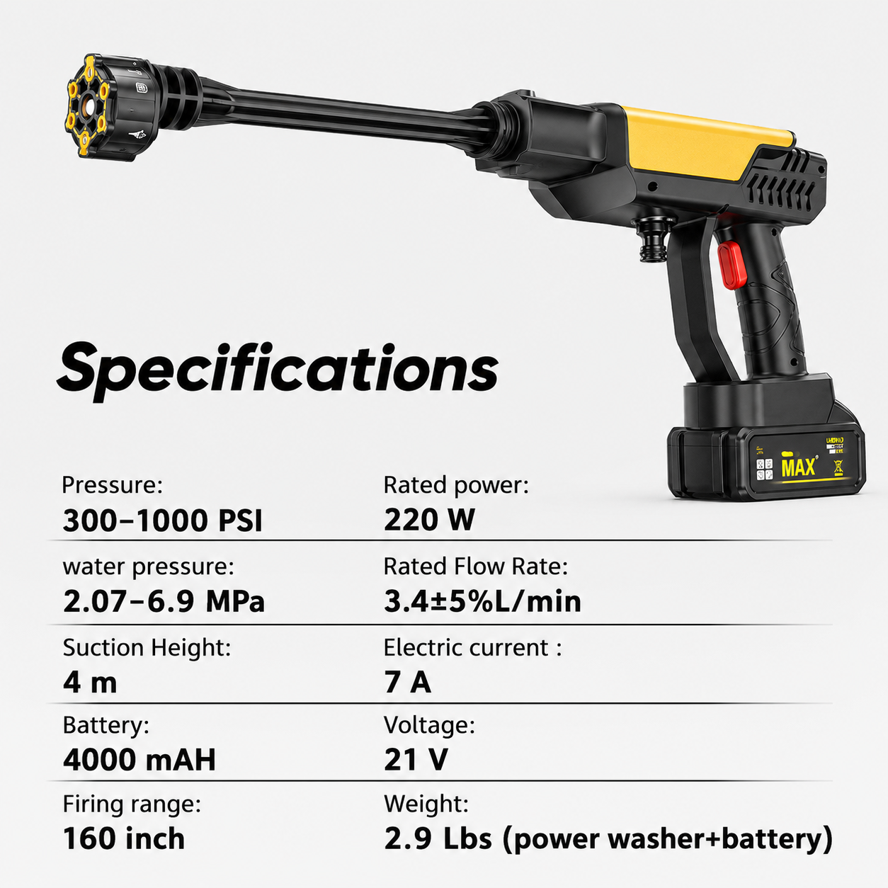 Cordless Pressure Washer