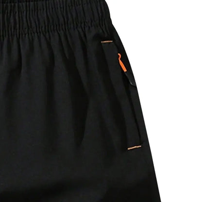 👖☀️ Summer Casual Men’s solid-color shorts with zippered pockets