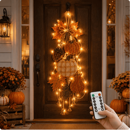 Rustic Harvest WoodenDoor Hanger