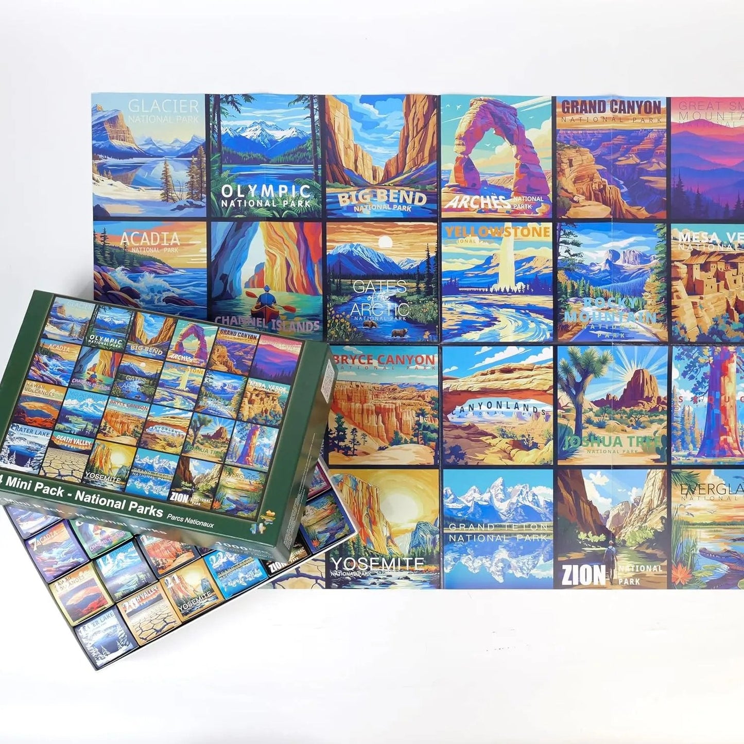 🔥Last Day 49% OFF - 🏞️🧩National Parks Advent Calendar | 🏙️🎁 A Holiday Countdown Full of Travel Dreams