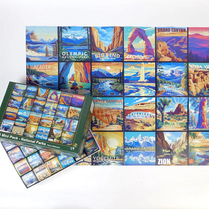 🔥Last Day 49% OFF - 🏞️🧩National Parks Advent Calendar | 🏙️🎁 A Holiday Countdown Full of Travel Dreams