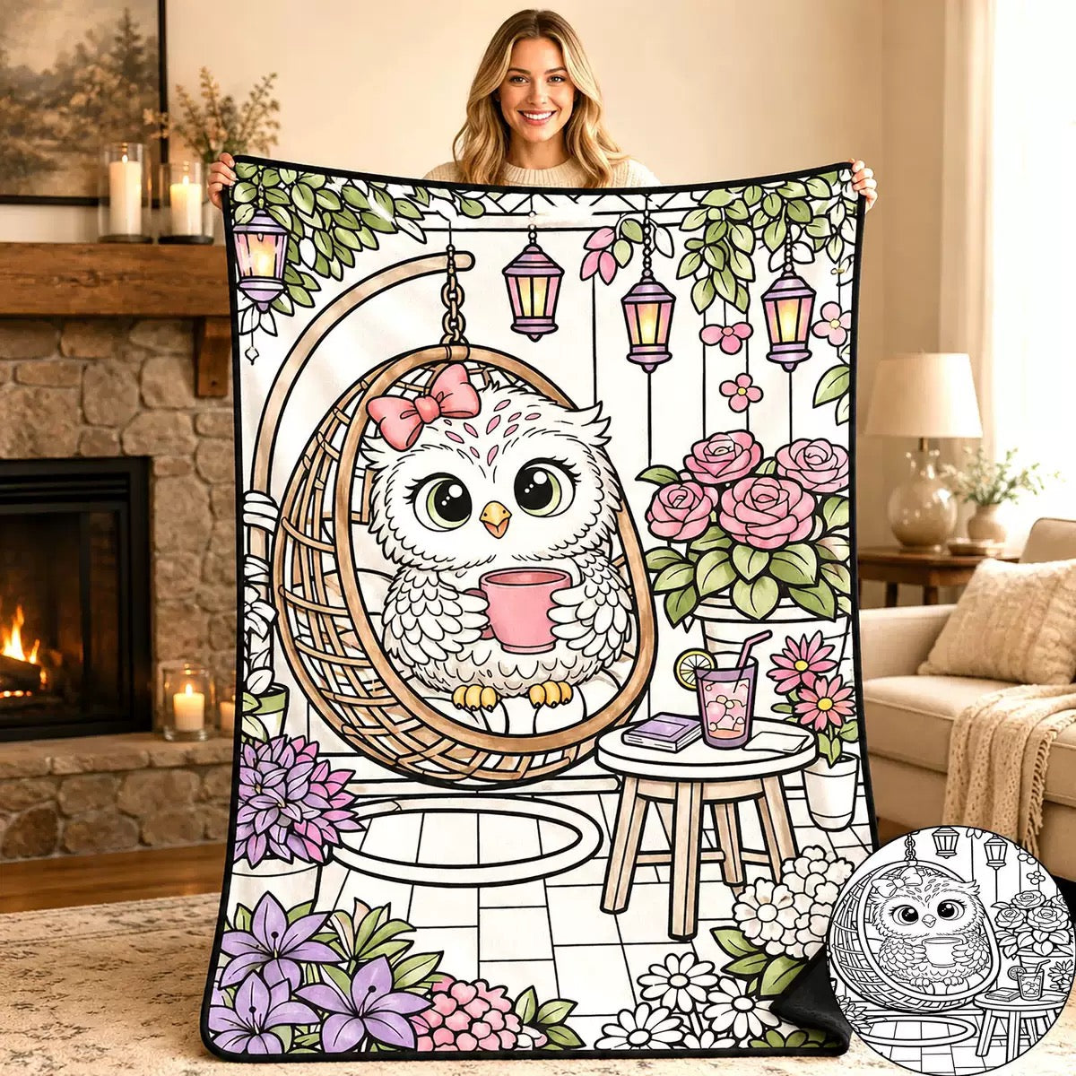 Zavrlyshop™ Coloring Blanket🖍️ Color It. Wash It. Repeat It! 🔄✨