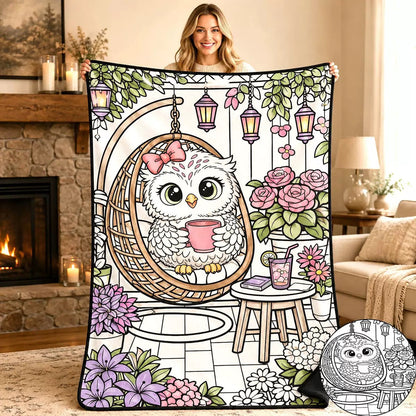 Zavrlyshop™ Coloring Blanket🖍️ Color It. Wash It. Repeat It! 🔄✨
