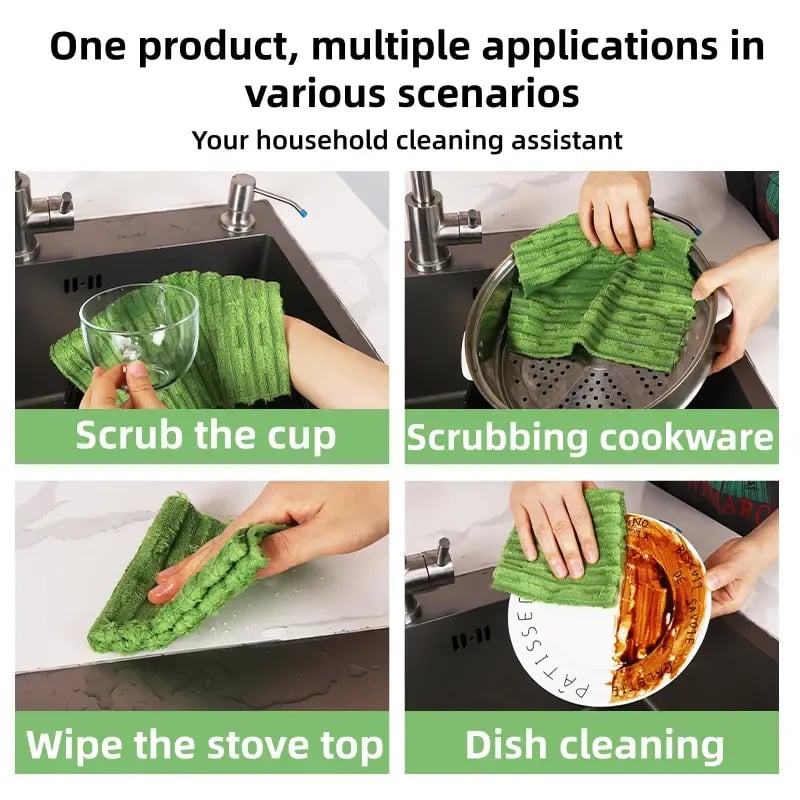 🏆75K+ SOLD! 🧽 20PCS Tearable Antibacterial Cleaning Cloths