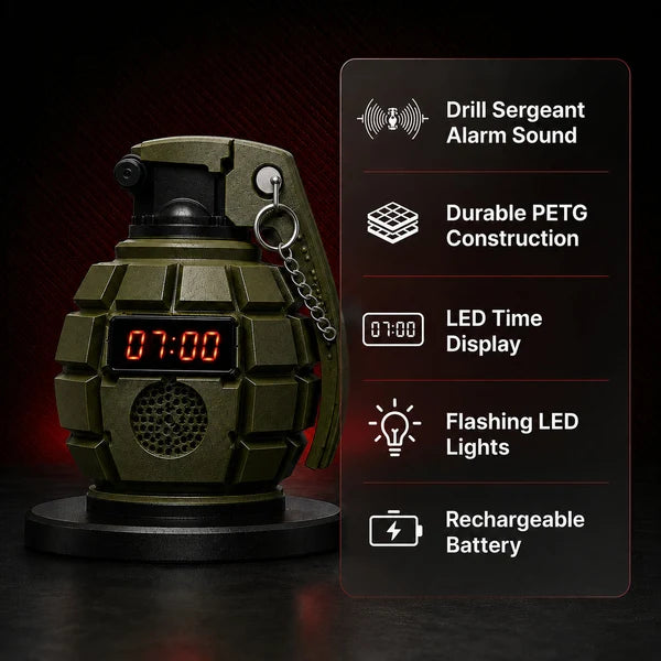 Grenade Alarm Clock