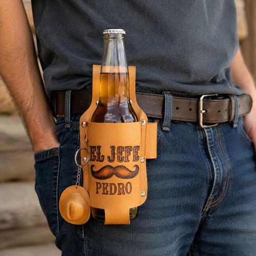🍻 El Jefe & La Jefa Beverage Holsters