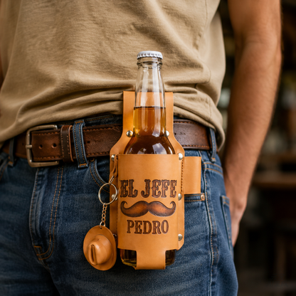 🍻 El Jefe & La Jefa Beverage Holsters