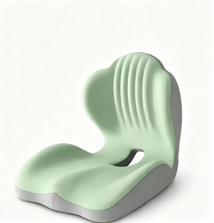 Ergonomic Memory Foam SeatCushion with Lumbar & BackSupport, Relieves Back Pain,Reduces Pressure