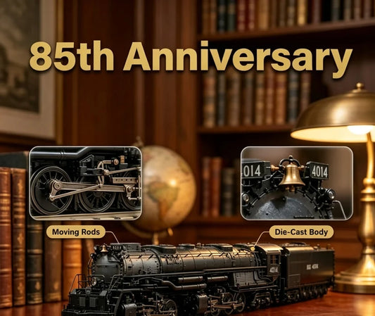 🚂 85th Anniversary Steam Giant 4014 Locomotive – Premium Die-Cast Model Train 🏆✨