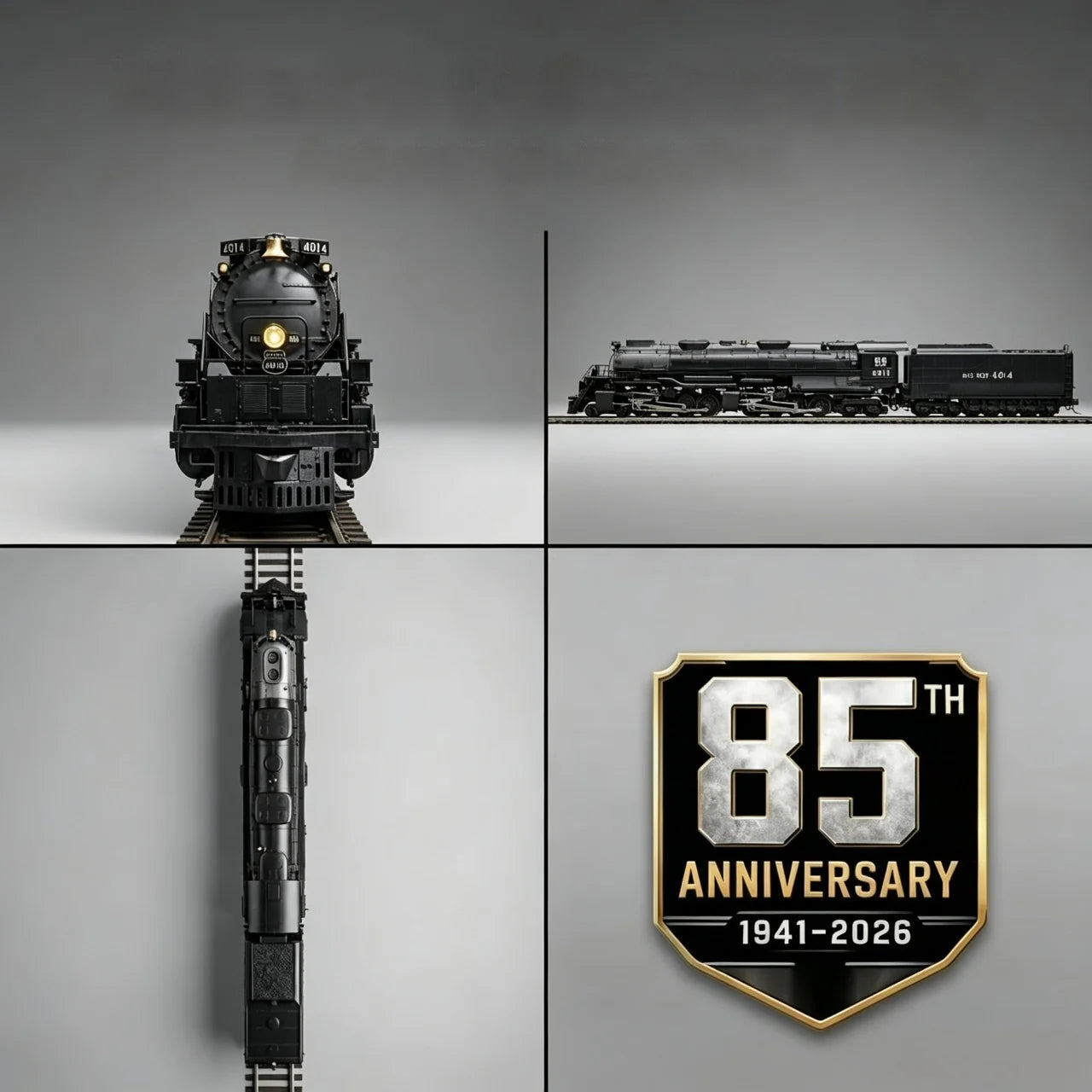 🚂 85th Anniversary Steam Giant 4014 Locomotive – Premium Die-Cast Model Train 🏆✨