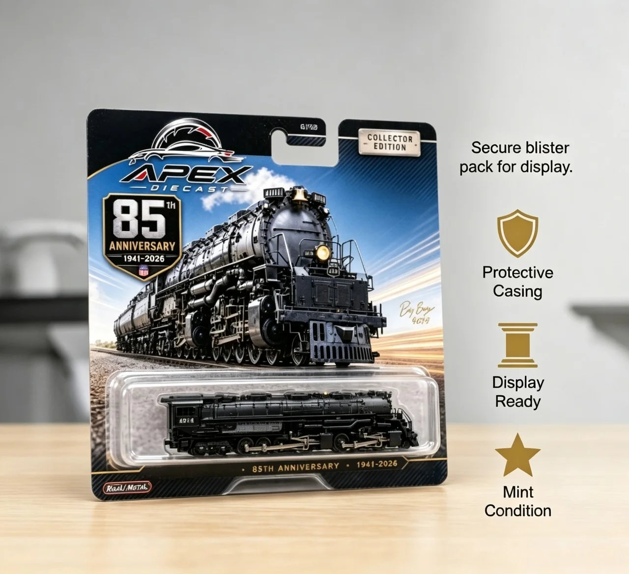 🚂 85th Anniversary Steam Giant 4014 Locomotive – Premium Die-Cast Model Train 🏆✨