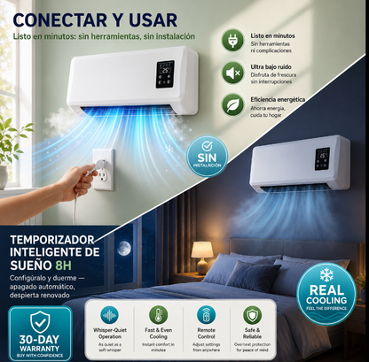 🔥Limited Discount🔥Ductless Portable Air Conditioners No Windows Needed