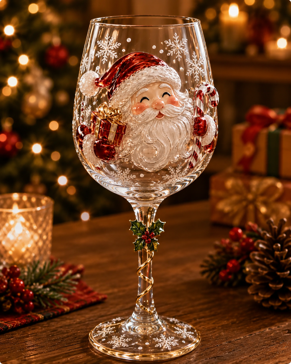 🎁✨Christmas 3D Wine Glass Collection Gift Box Set