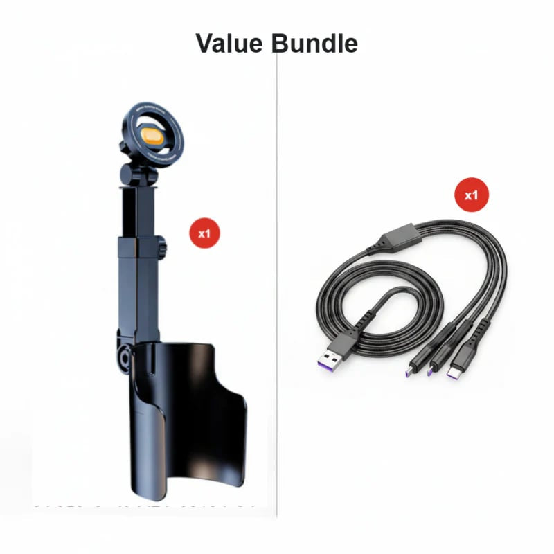 🔥 48% OFF | 360° Magnetic Car Cup Holder Phone Mount – Strong N52 Magnet & Safe Driving 🚗✨