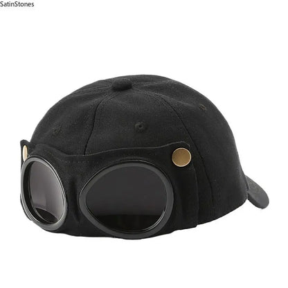 🧢 Novelty Boater Hat with Built-In Shades – The Funniest Gift for Fishing & Boat Lovers
