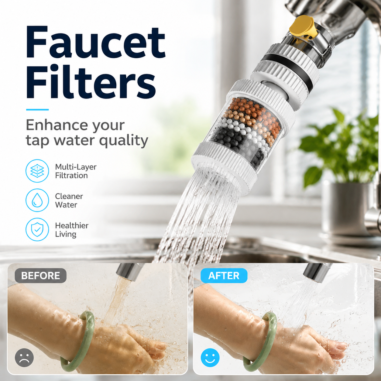 🔥Faucet Filters - Enhance your tap water quality