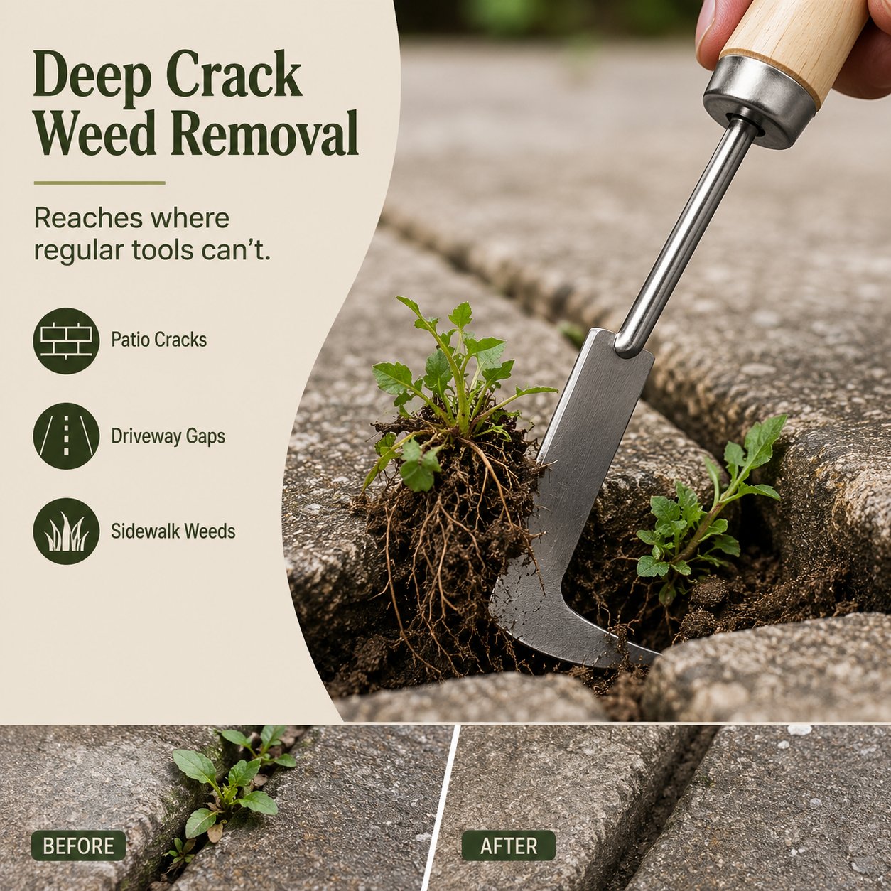 Patio Crack Weeder🌿 🔪
