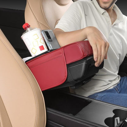 ⚡Waterproof PU Leather Car Armrest Cushion | Anti-Slip Auto Console Protector Mat