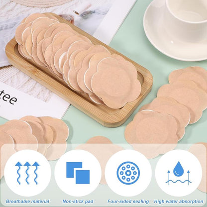 🏆Last Day 49% OFF⚡30pcs Castor Oil Pack Wrap for Belly Button, Self-Adhesive Castor Oil Patches Cover Patch Organic Disposable Spunlace Cloth Highly Absorbent Pad with Cotton, Oil Not Included (Skin Color)