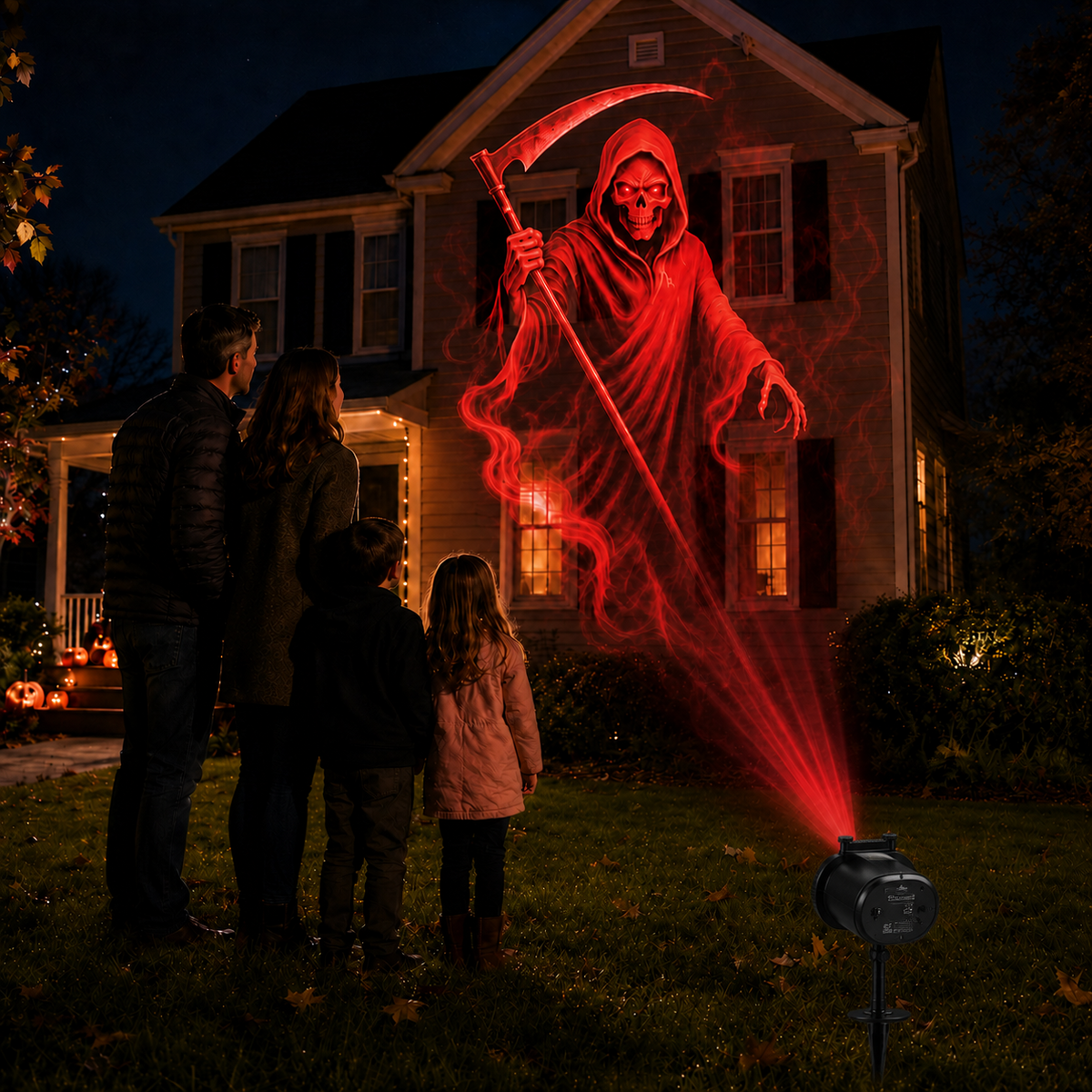 🎃👻 Last Day 50% OFF-32FT HD Halloween Projector | That Disappoint Your Halloween Party | 10 Unique HD Projection Patterns