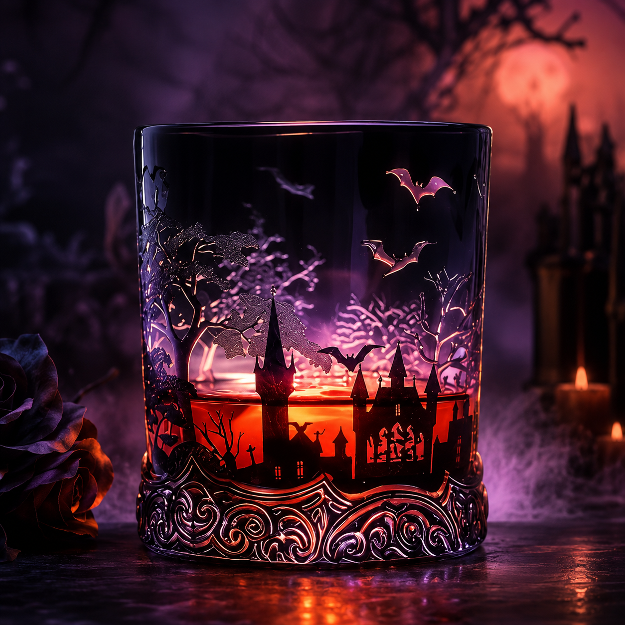 🧛 Gothic Vampire Elixir Whiskey Decanter | Magic Potion Style Liquor Bottle 🍷