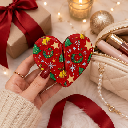 Holiday Magnetic Split Hair Clip - Festive Square Cutout Christmas & Halloween Non-Slip Hair Claw