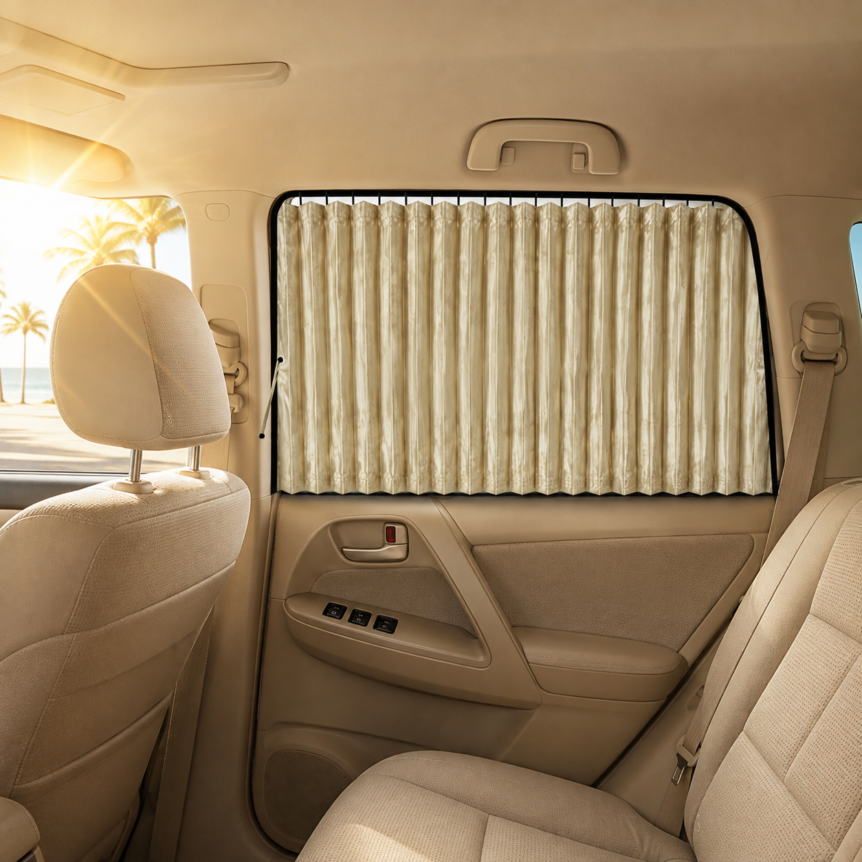 🚗4 Pcs Magnetic Car Side Window Sun Shades