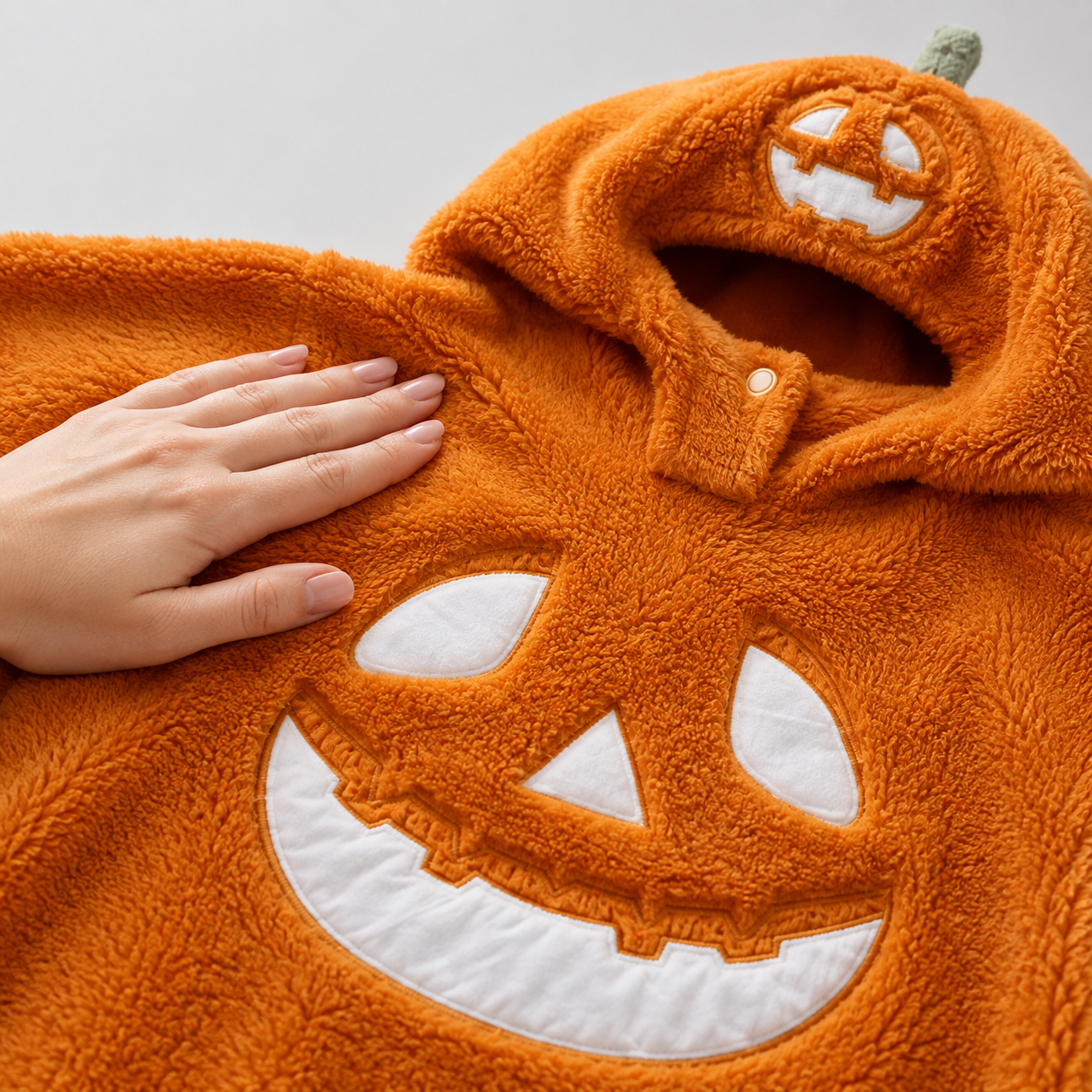 🎃Spooky Cozy Halloween Pumpkin Hooded Plush Robe