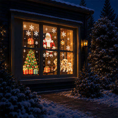 🎄 Christmas & Halloween Window Projector Light – 2-in-1 Projection Lamp with Tripod Stand 🎃
