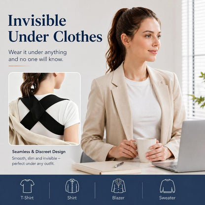 Shoulder Straps - Posture Support Straps for Men & Women