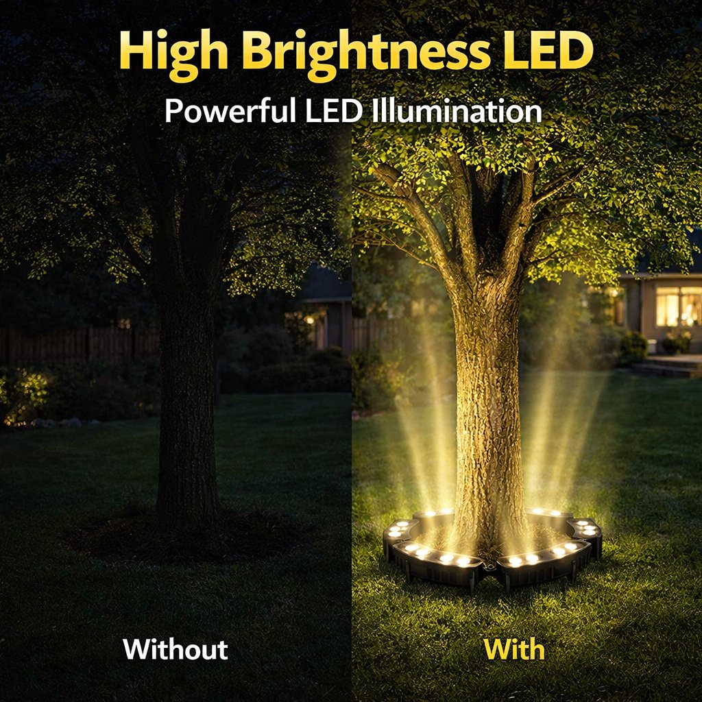 🌳 LED Ring Tree Light(Single piece) | Outdoor Waterproof Landscape Spotlight