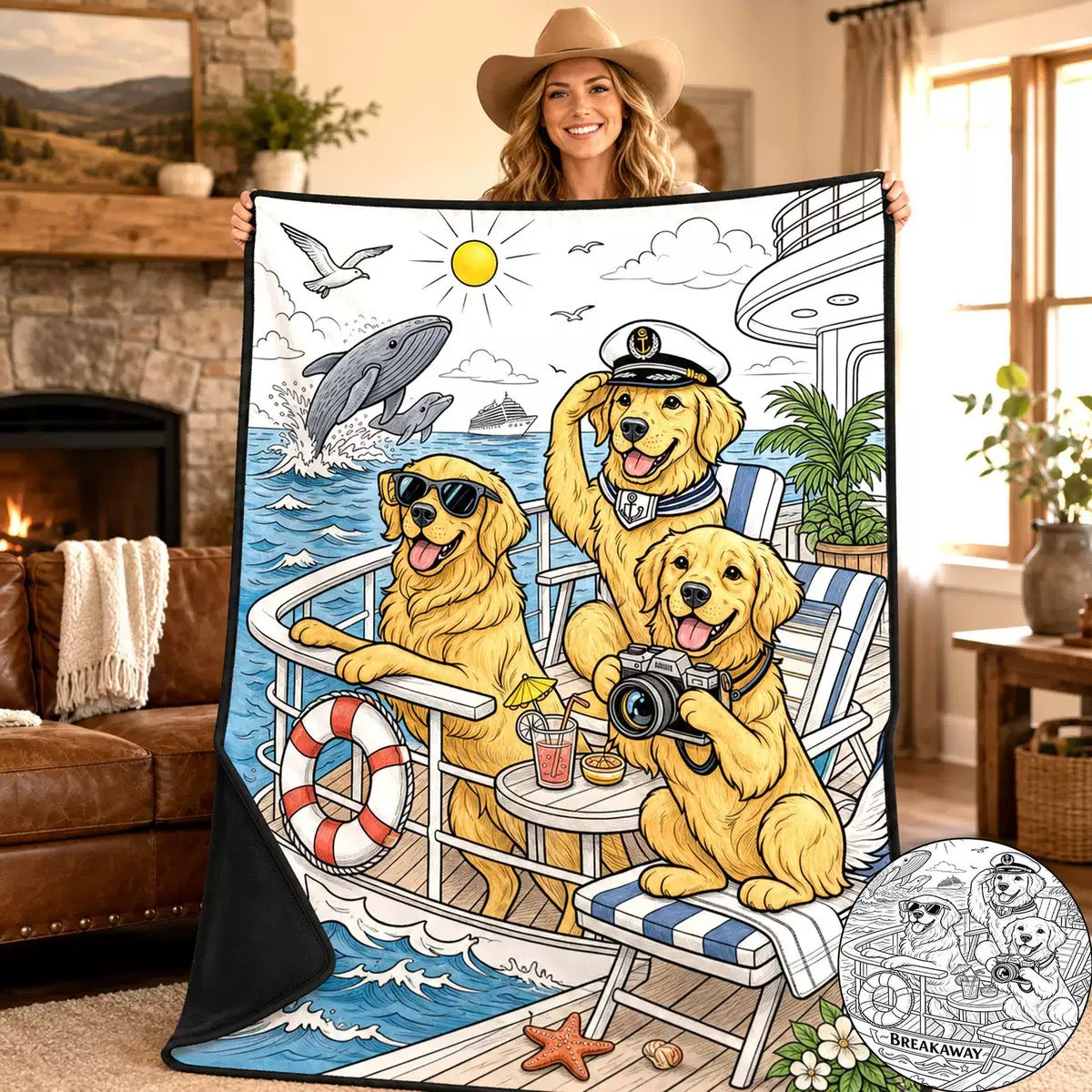 Zavrlyshop™ Coloring Blanket🖍️ Color It. Wash It. Repeat It! 🔄✨