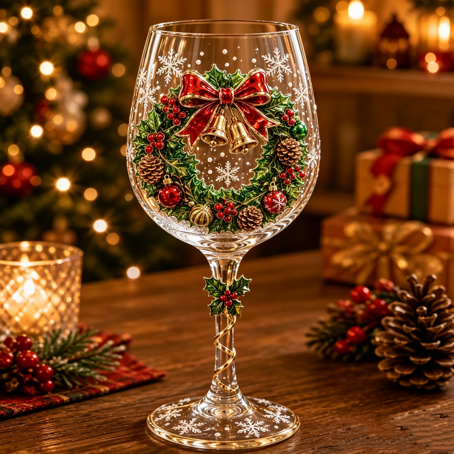 🎁✨Christmas 3D Wine Glass Collection Gift Box Set