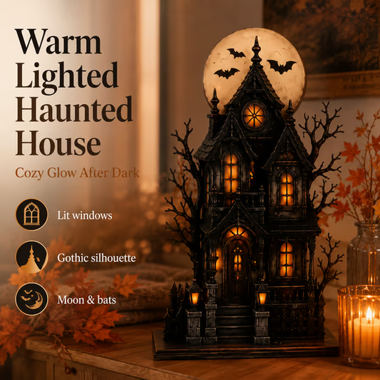 🧙Last Day 49% OFF 🖤Lighted Halloween Haunted House & Character Figurine Collection