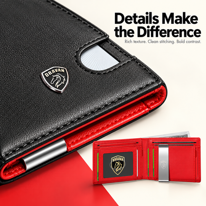 Men’s Leather Wallets with RFID Anti-Theft Protection