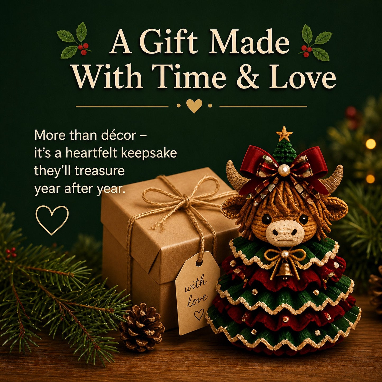 🔥LAST DAY 49% OFF - 🎄Crochet Animal Christmas Tree DIY Kit – Stitch a Little Christmas Magic