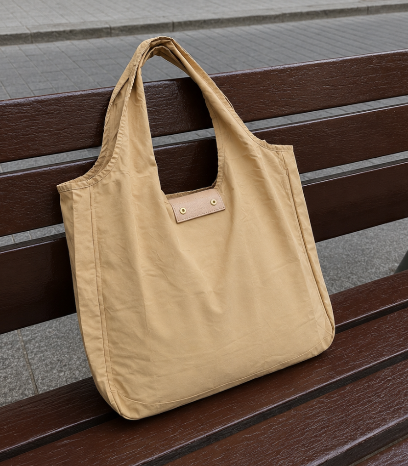 Mini Keychain Foldable Bag – Full-Size Reusable Tote for Groceries, Travel & Daily Errands
