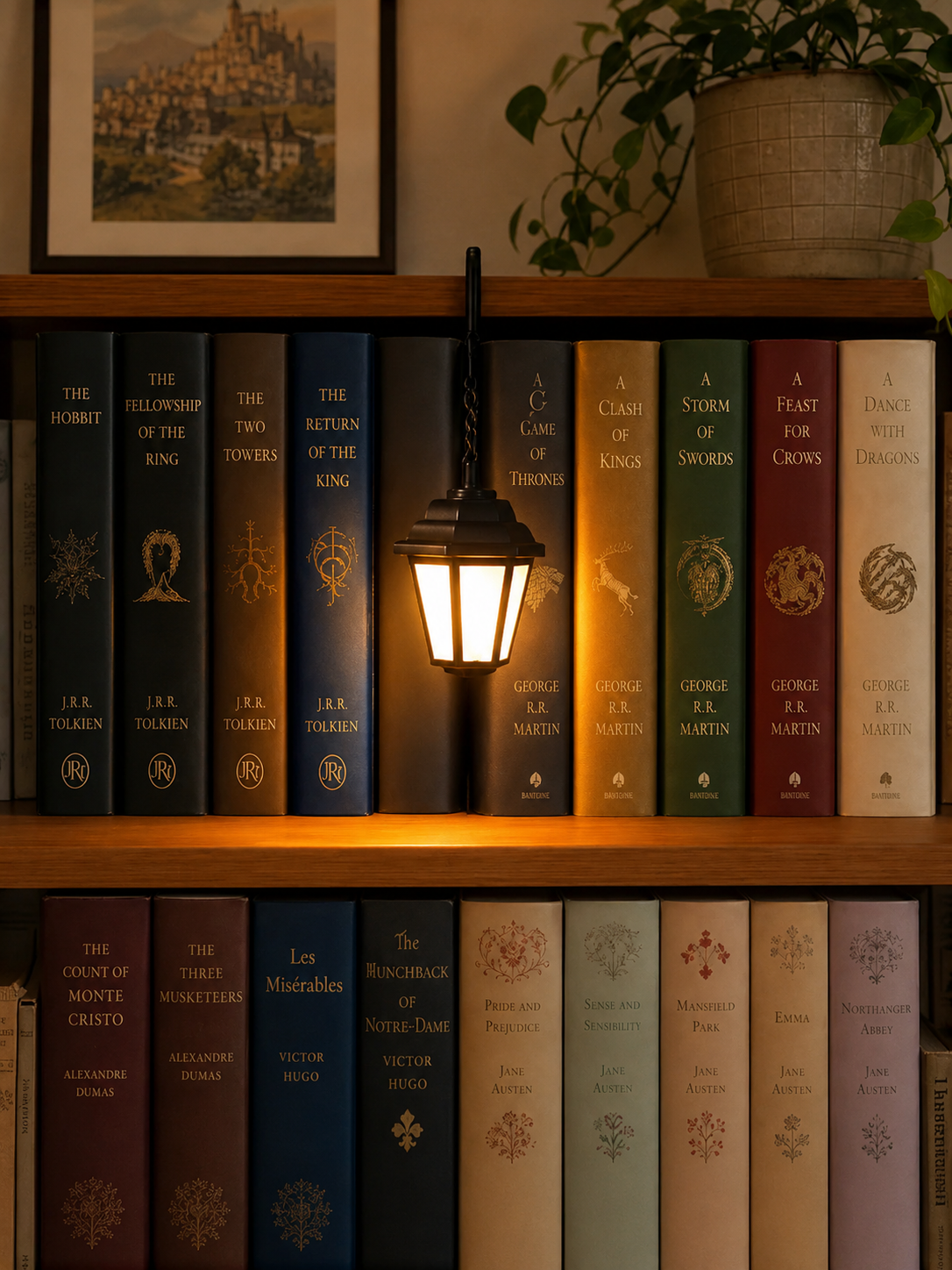 🌟📚Library Lantern-Decorative Bookshelf Lighting