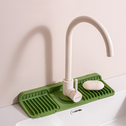 Silicone Faucet Splash Guard – Drip Mat for Sink & Basin