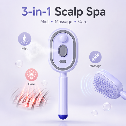 💈Electric Mist-Spraying Massage Cushion Brush