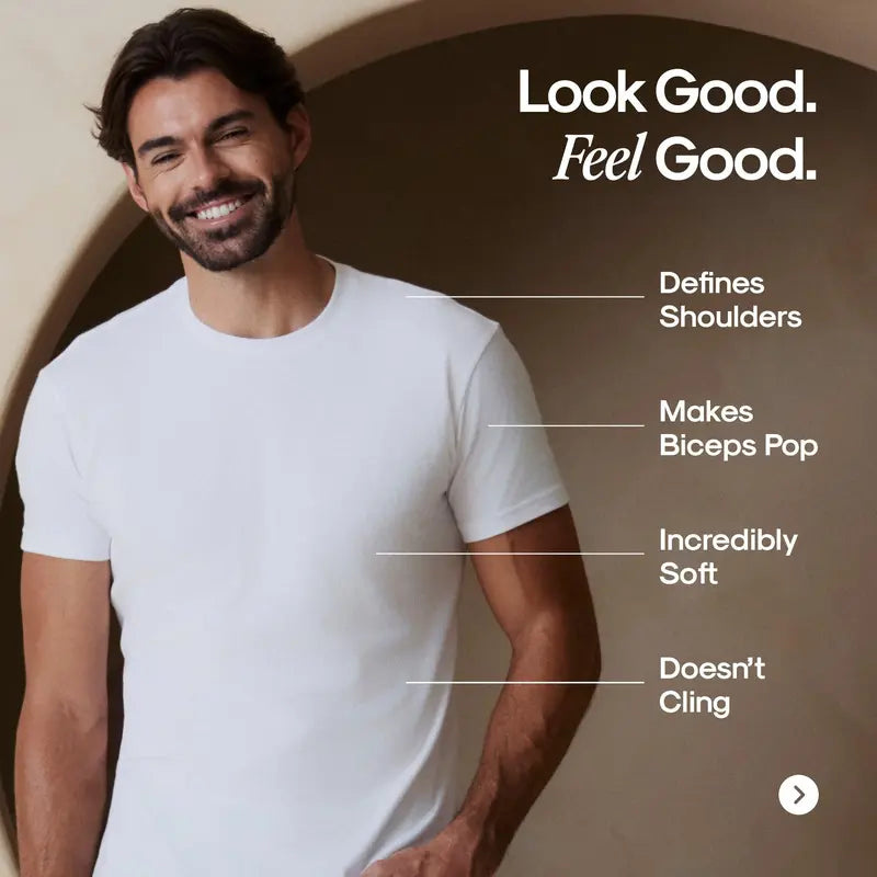 🧵 🧵True Classic Men’s 4-Pack Short Sleeve Crew Neck T-Shirts