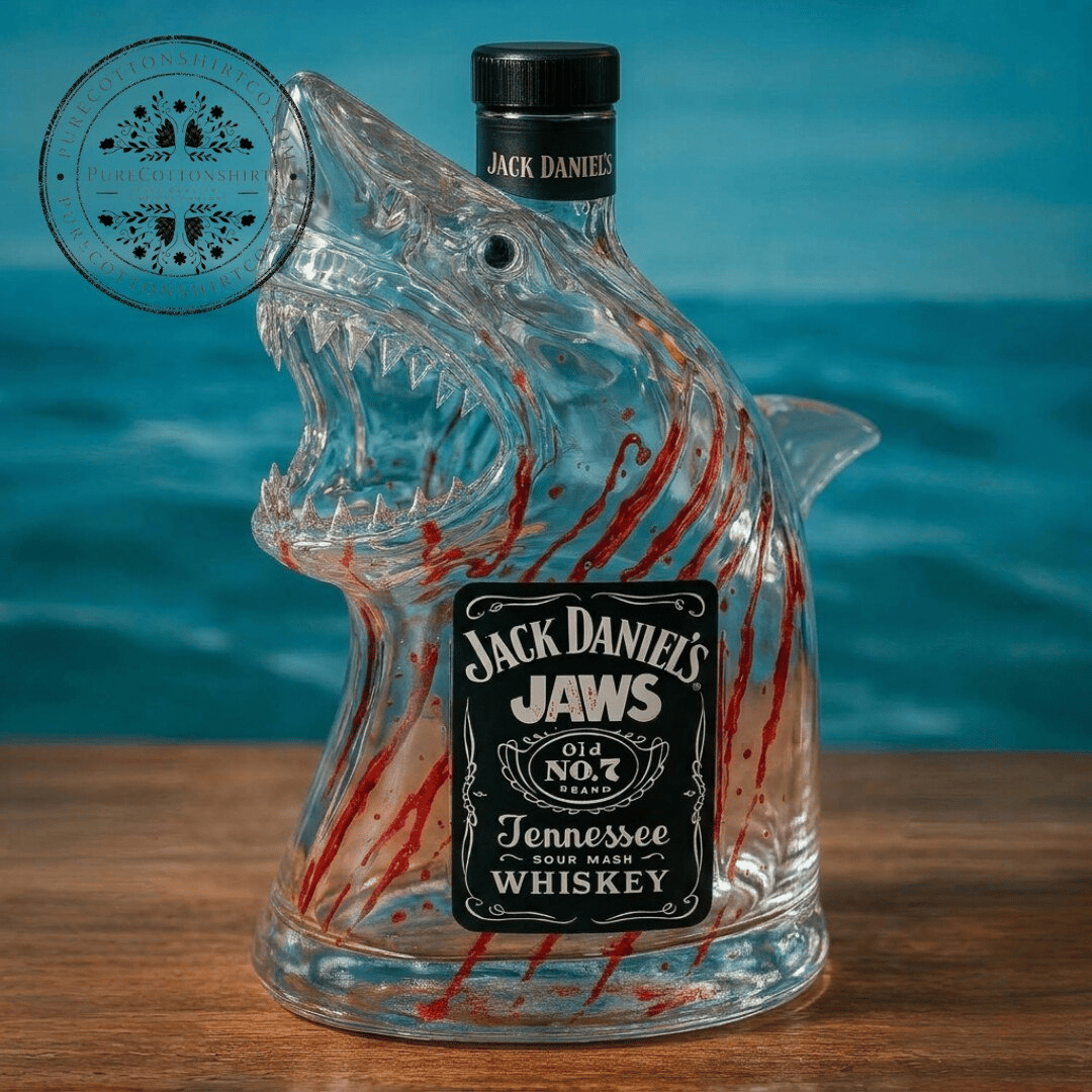 Exclusive Jack Daniel’s Jaws Edition: Must-Have Whiskey Bottle Decor